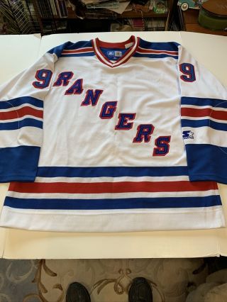 Vintage Starter Wayne Gretzky York Rangers Hockey Jersey Men’s Xl