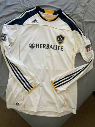 L.  A Galaxy 2010 Authentic Jersey Size Xl
