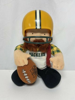 Vintage 1983 Green Bay Packers Nfl Huddles Plush Mascot Collectible 12”