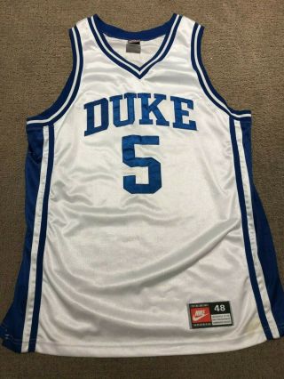 Jeff Capel Duke Blue Devils Nike Authentic Basketball Jersey 5 (size 48)