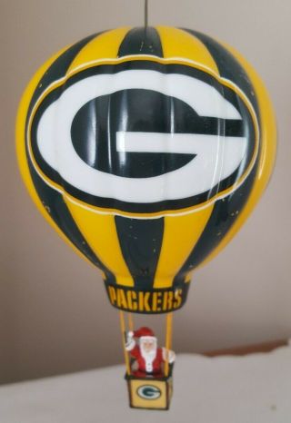 Green Bay Packers 2003 Danbury Santa Victory Balloon Christmas Ornament