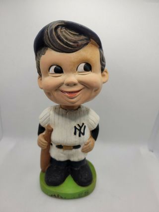 Vintage 1962 York Ny Yankees Green Base Bobble Head Nodder Bobblehead