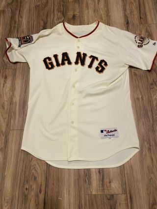 Bruce Bochy￼ San Francisco Giants 50th Anniversary Authentic￼ Home Jersey Sz 48