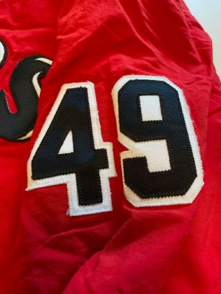 Rutgers Scarlet Knights VINTAGE Player Worn Issued Jacket XXL 2XL 49 3