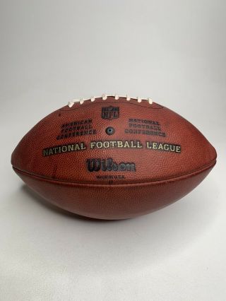 Official Wilson The Duke Football NFL Authentic Game Ball 3