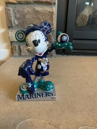 Mickey Mouse Mlb 2010 All - Star Statue - Seattle Mariners - No Box