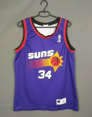 Charles Barkley Phoenix Suns Jersey Size XL Basketball Shirt Champions ig93 2