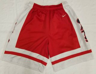 Arizona Wildcats Nike Team Basketball Shorts Men Sz L Ncaa Red/white