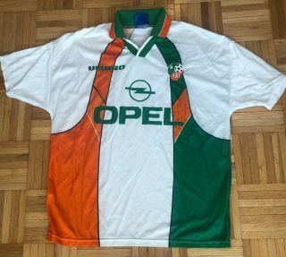 Vintage Ireland 1994 - 1996 Away Soccer Jersey Football Shirt L