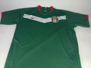 Vintage Nike Mexico National Soccer Team Jersey 2005 - 2006 Size XL Great Cond 2