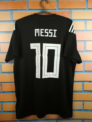 Messi Argentina Jersey 2018 2019 Away Large Shirt Cd8565 Soccer Football Adidas