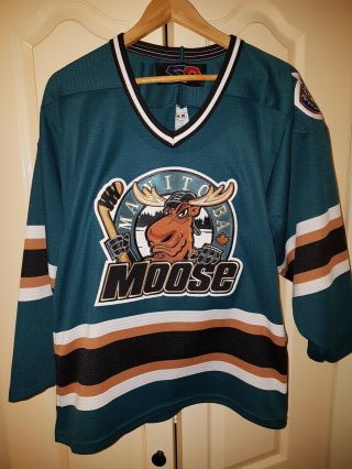 2001/02 - 2004/05 Manitoba Moose Away Jersey - Small