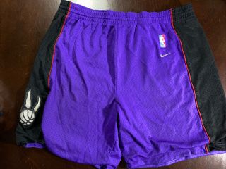 Vintage Nike Toronto Raptors Nba Basketball Team Seen Shorts Sz M Medium