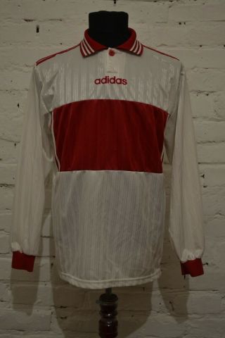 Vintage Adidas Originals Football Shirt Soccer Jersey Trikot Mens M 80s 90s