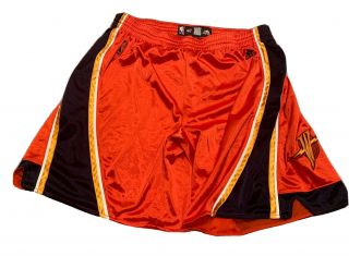 Vintage Rare Golden State Warriors Adidas Authentic Game Shorts Nba Sz 40 Xl