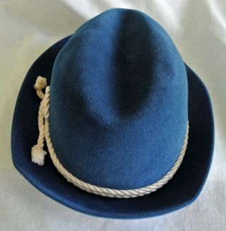 Vintage 1960 ' s NFL Baltimore Colts Blue Byer Rolnick Resistol Fedora Hat - 6 3/4 2