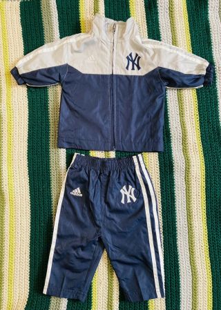 Mlb Adidas Yankees Baby Suit 0/3 Months - Track Suit