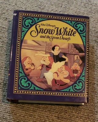 Snow White And The Seven Dwarfs Running Press Miniature Edition 1993 Hcdj