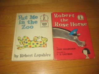 Robert The Rose Horse & Put Me In The Zoo Dr Seuss Vintage Children 