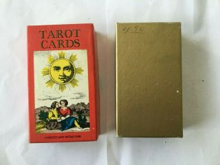 Vintage 1970s Tarot Cards Deck Ag Muller 1jj Switzerland Us Game Systems