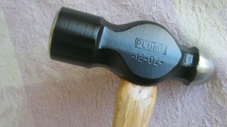 Vintage Plomb Plumb 12 Oz.  Ball Peen Auto Body Hammer Tool Made In The Usa
