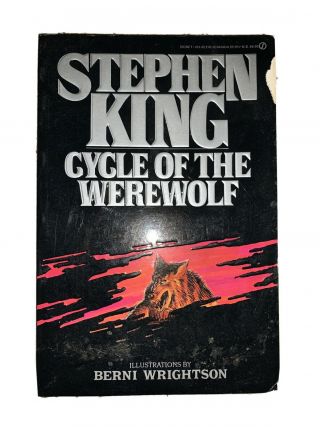 Cycle Of The Werewolf By Stephen King 1985 1st Printing Signet Paperback