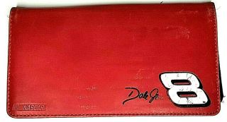 Dale Earnhardt Jr 8 Red Checkbook/wallet Nascar