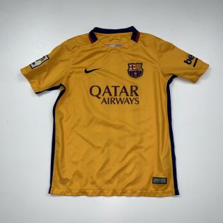 Youth Nike Barcelona Qatar Airways Soccer Jersey Size Youth Large