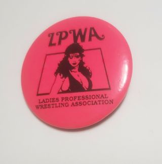 Lpwa Button Pin Ladies Pro Wrestling