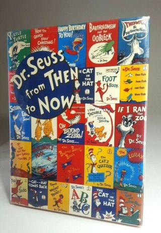 Dr.  Seuss From Then To Now Vintage 1986 Large Retrospect Hardcover Art Book