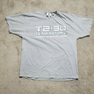 Vintage Authentic Universal Studios Hollywood T2 - 3d Terminator 2 T - Shirt Size Xl