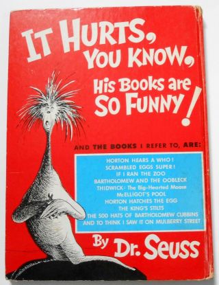 Dr.  Seuss ON BEYOND ZEBRA 1st ed 2