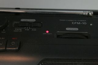 Sony CFM - 10 Vintage Mini Boombox Radio AM/FM Cassette Player Recorder 3