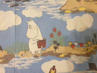 Vintage Moomin Cotton Duvet Cover Finlayson Size 156x114 Cm / 61,  5x44,  9 Inches