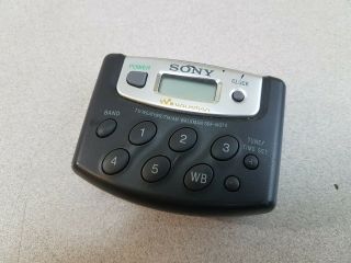 Vintage Sony Srf - M37v Walkman Am/fm Weather Tv Portable Radio
