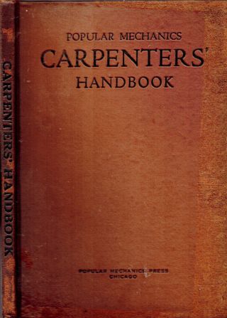 1920s Carpentry Wood Illustrated 224 Illustrations Popular Mechanics 1st