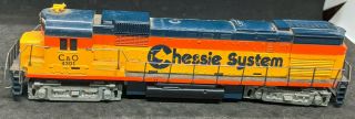 Tyco Chessie System 4301 Diesel Locomotive Ho Scale,  Vintage Orange.  For Repair