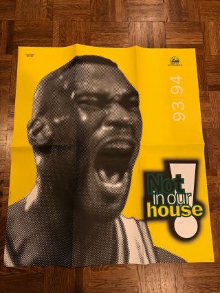 Shawn Kemp Poster,  Not In Our House,  Sonics 93 - 94.
