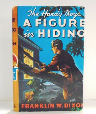 Vintage 1937 The Hardy Boys " A Figure In Hiding " Book Franklin W.  Dixon Hc Dj