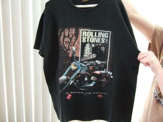 Brockum 1994 Rolling Stones Voodoo Lounge Harley Davidson Shirt Xl