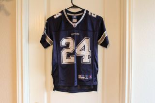 Dallas Cowboys Reebok Football Jersey 24 Marion Barber Youth Size S (8)