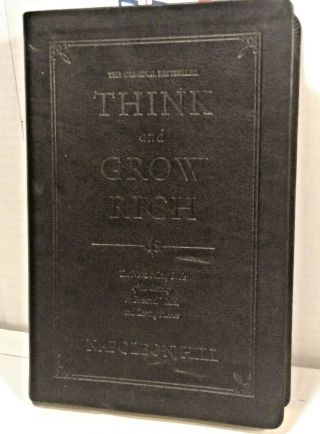 Think And Grow Rich By Napoleon Hill Deluxe Soft Leather Bound Gift Edition
