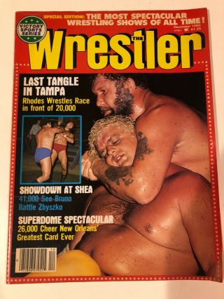 The Wrestler December 1980 Cover: Dusty Rhodes