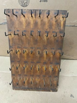 Vintage Curtis Industries Key Display Board