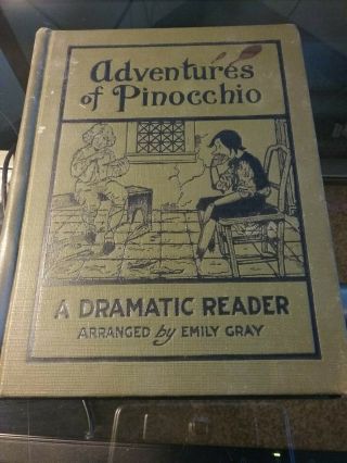 Antiquarian Book The Adventures Of Pinocchio C.  Collodi 1925 Third Edition