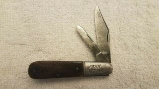 Vintage Keen Kutter Barlow Knife 2881 3/4 - E.  C.  Simmons St.  Louis