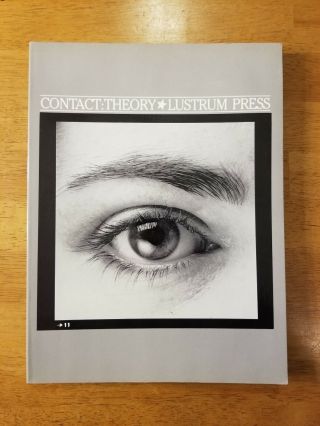 1980 Contact Theory Lustrum Press Art Photography Book