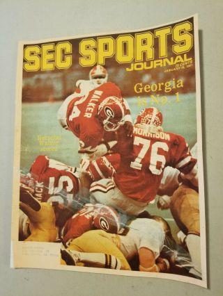 Georgia Bulldogs V Notre Dame 1980 National Championship Sugar Bowl Print Poster
