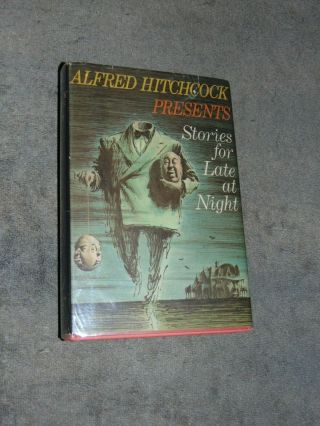 1961 1st Ed.  Hb/dj Book Alfred Hitchcock Presents Stories For Late Night Signed?