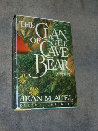 1980 Signed 1st Ed.  Hb/dj Book: " The Clan Of The Cave Bear " By Jean M.  Auel